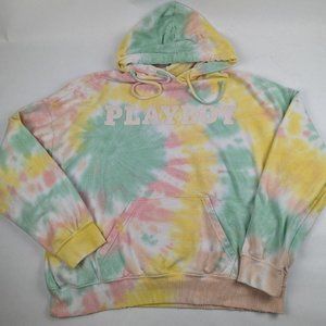 Playboy Pacsun Tie Dye Hoodie Sweatshirt Women's Medium